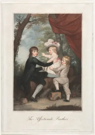 The Affectionate Brothers (The Lamb Children), by Francesco Bartolozzi, 1791