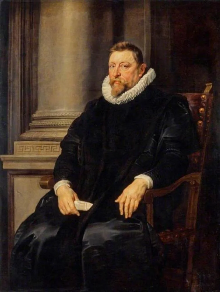 Portrait of Petrus Pecquius (1562 - 1625), detail