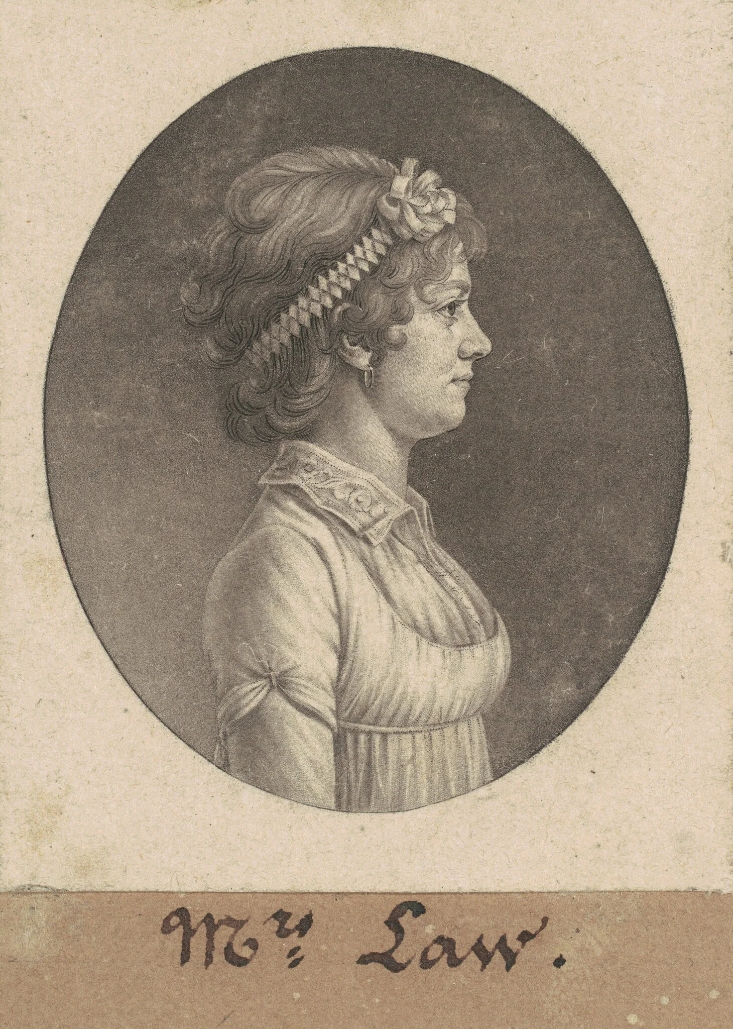 Elizabeth Parke Custis Law, detail