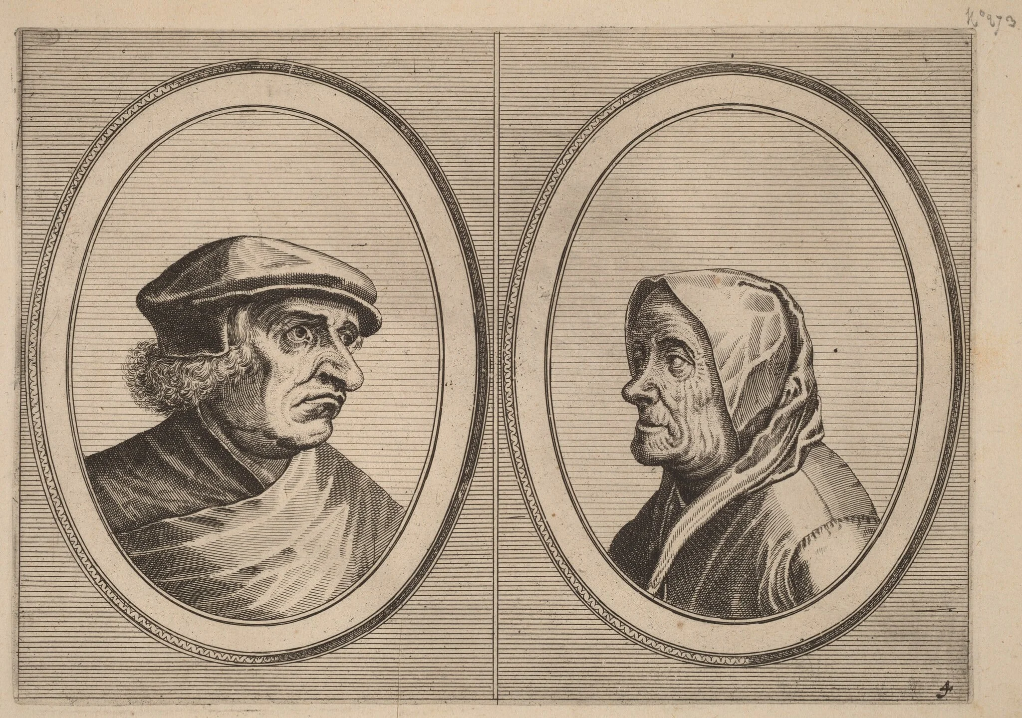 "Joris Ysegrim" and "Quastighe Jopje", detail