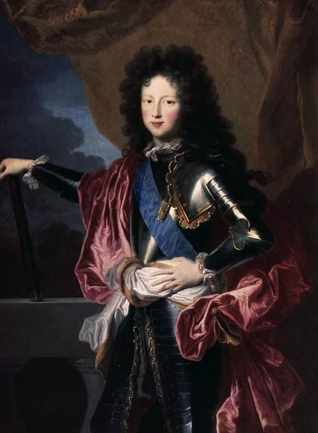 Portrait of Philippe II of Orléans (1674–1723), future regent of France, detail
