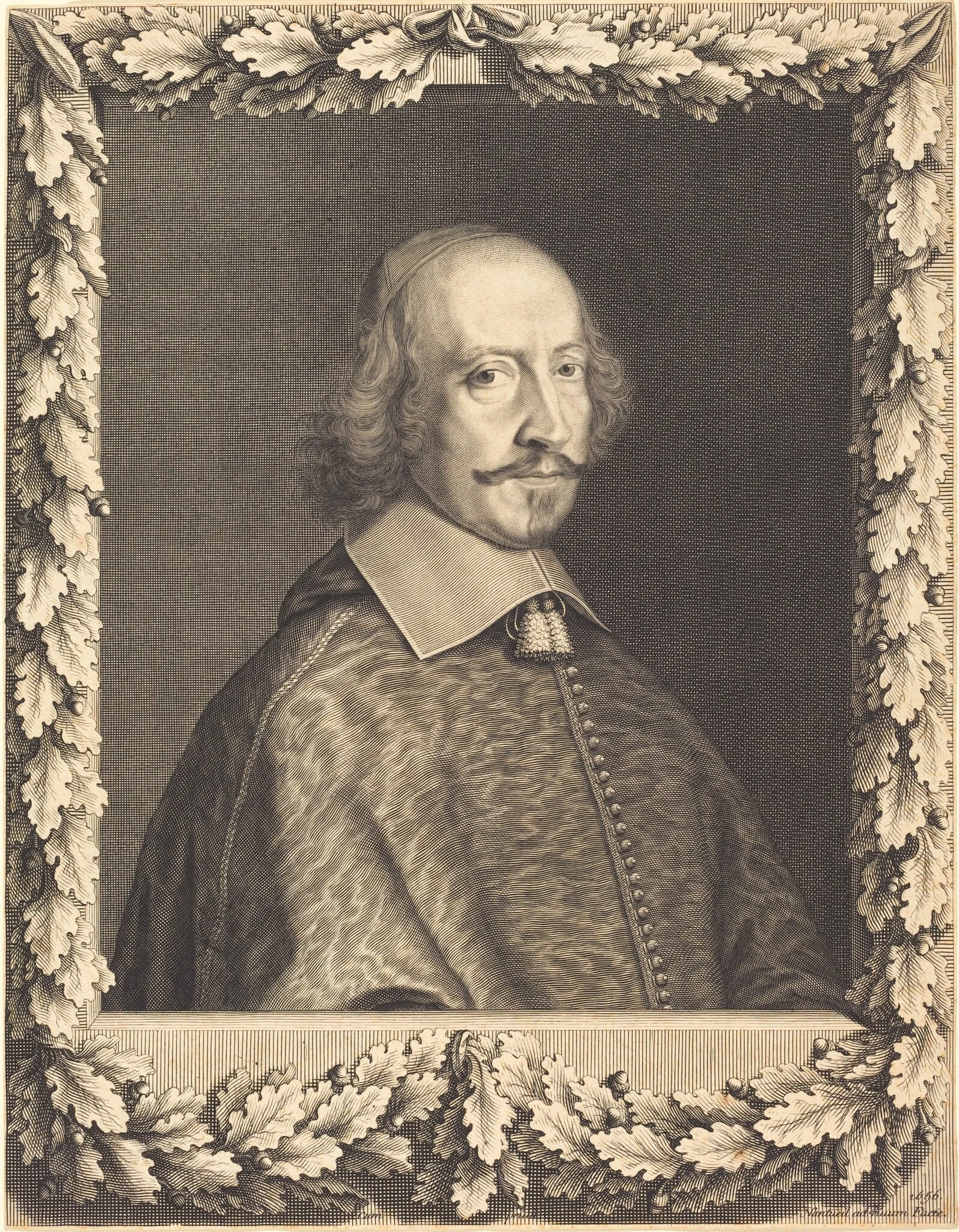 Cardinal Jules Mazarin, detail