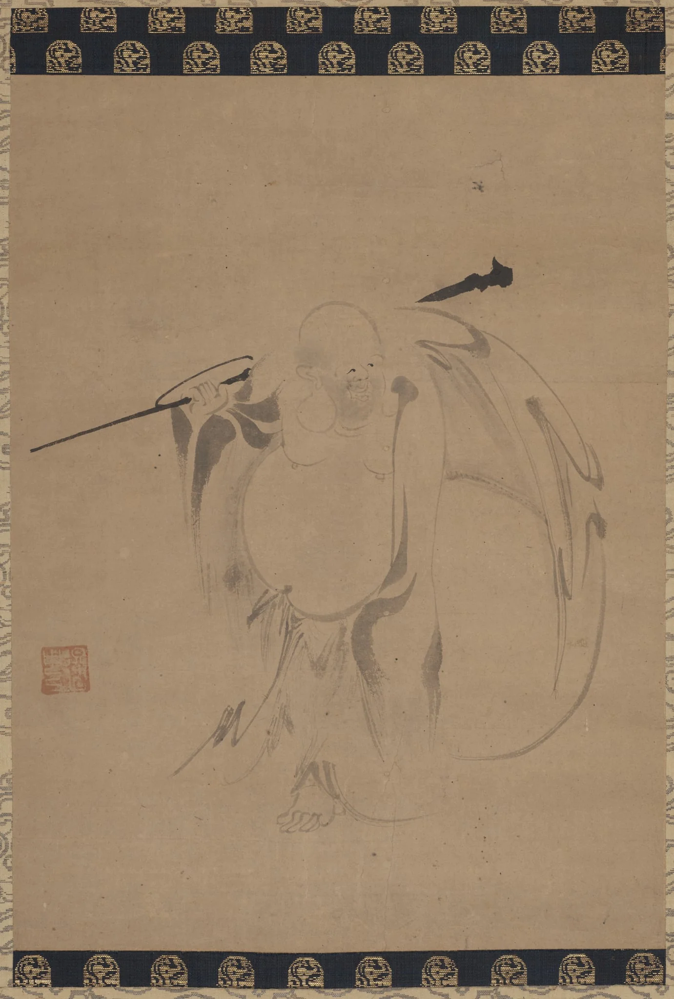 Hotei, detail