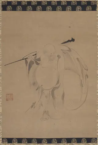 Hotei, by Tokuchū, unspecified, 1404