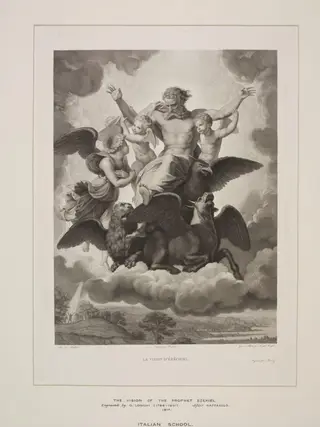 The Vision of Ezekiel, by Giuseppe Longhi