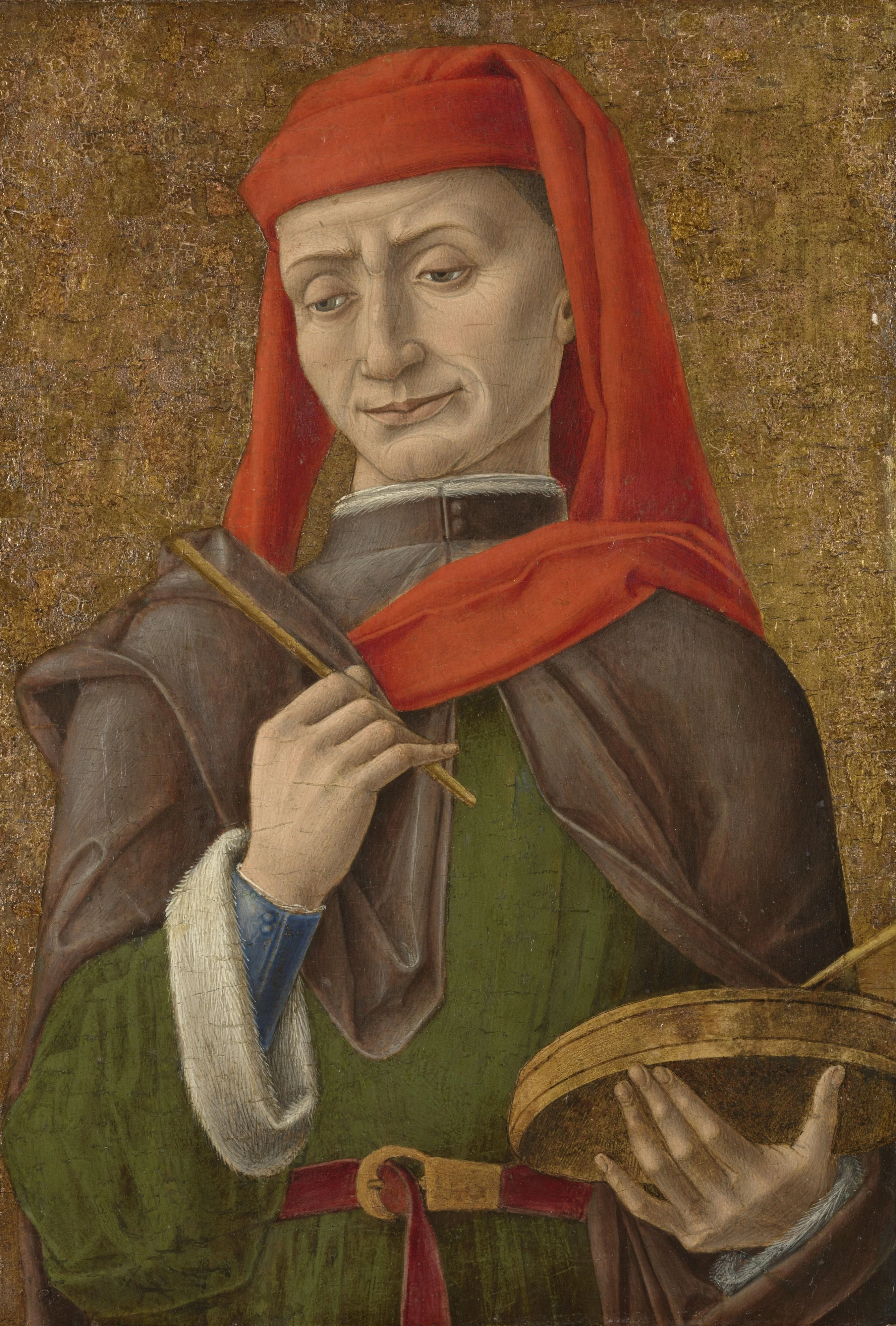 Saint Damian (or Cosmas), detail