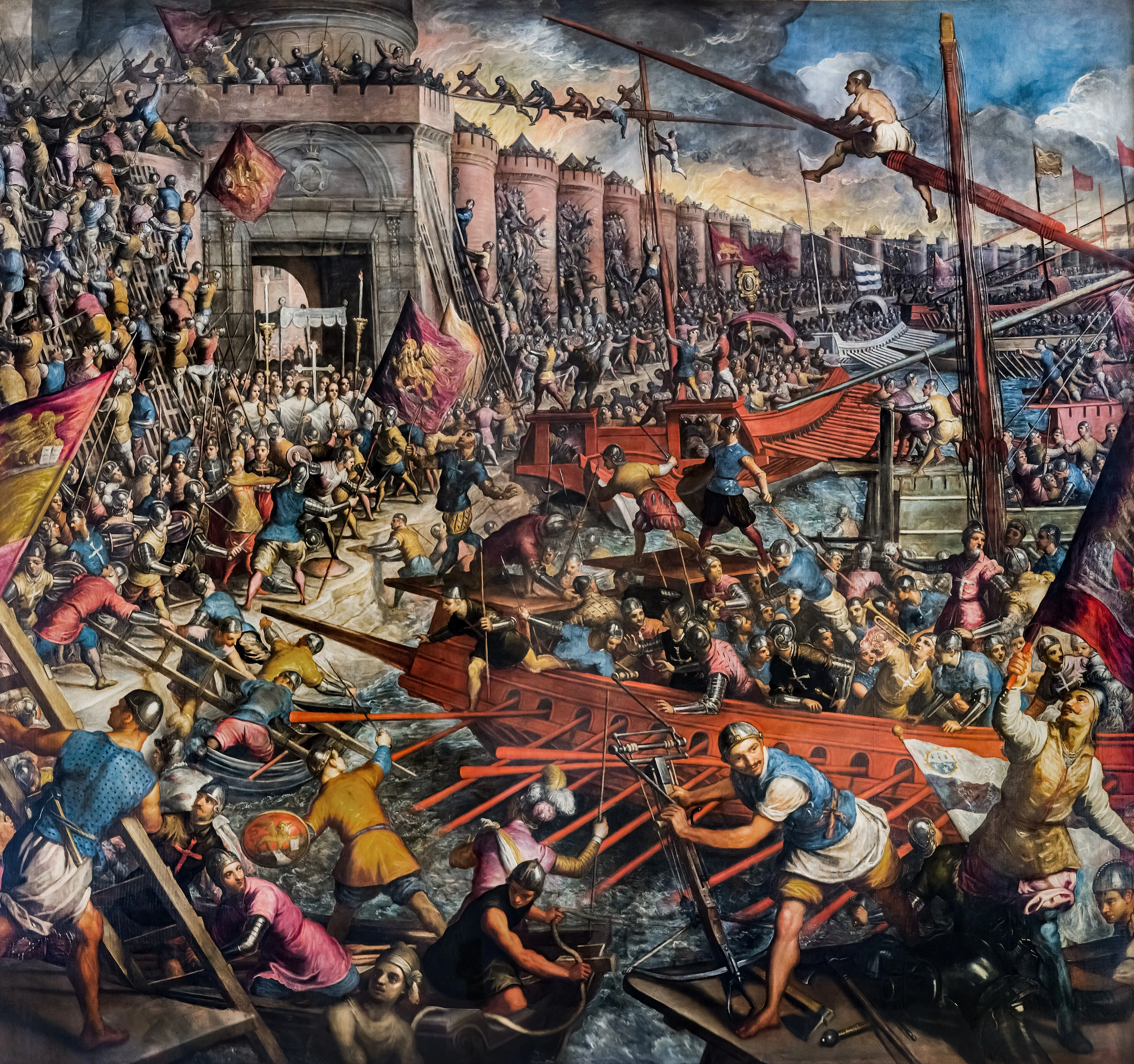 Fall or second capture of Constantinople, detail