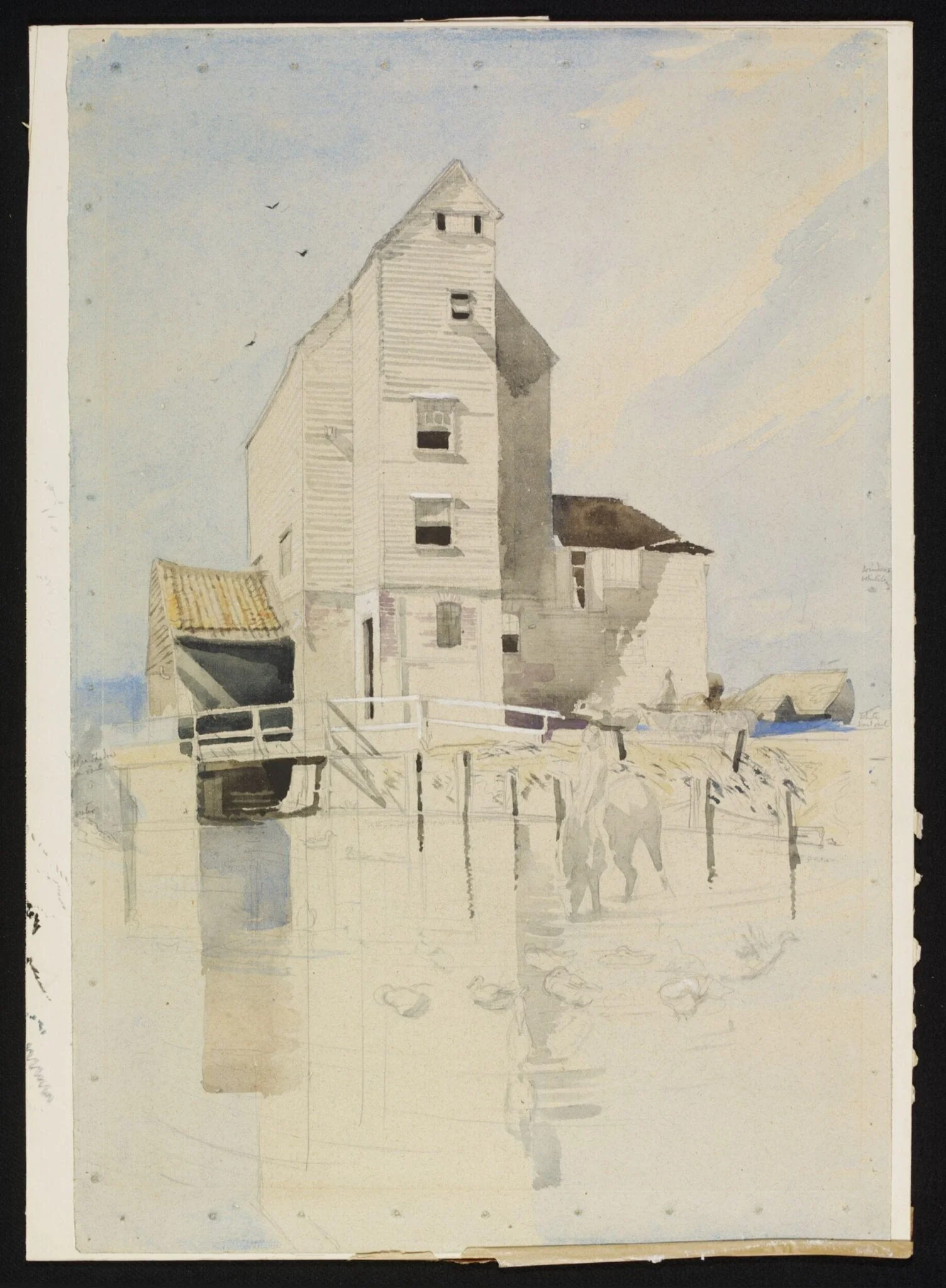 Dutch Mill at Littlebourne, detail