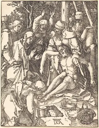 The Lamentation, by Albrecht Dürer, ink, 1510