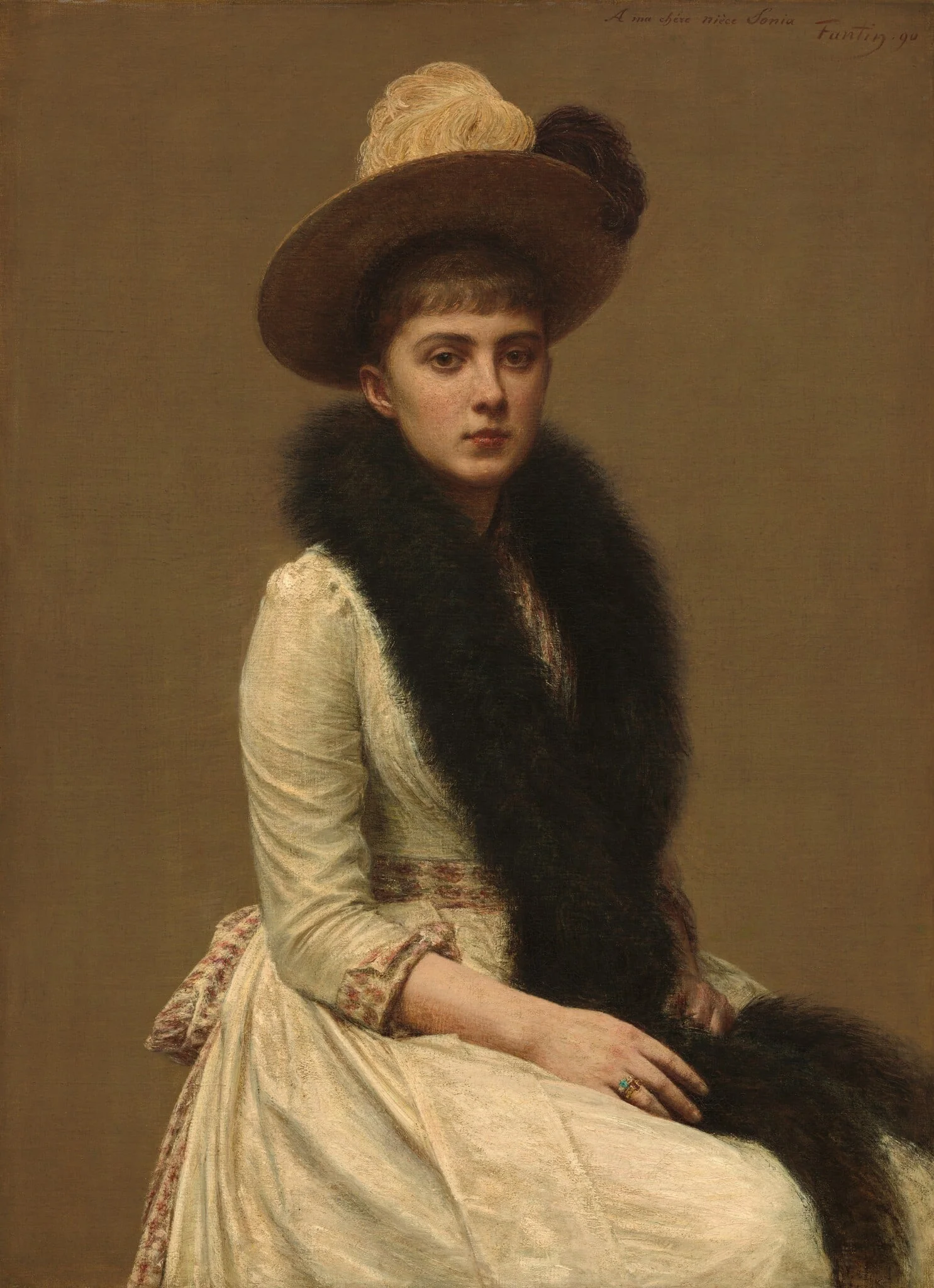 Portrait of Sonia, detail
