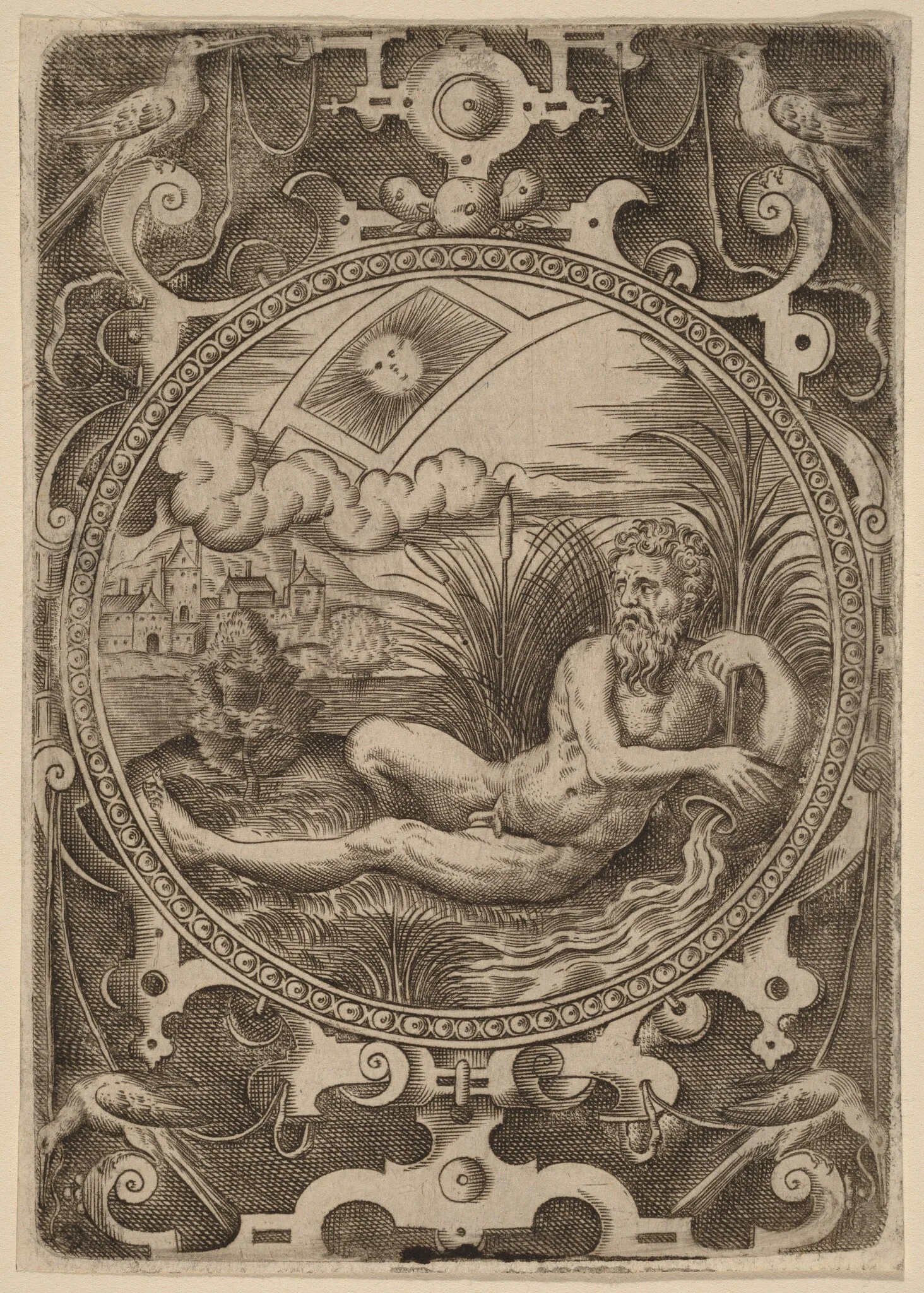 Cebren (The River God), detail