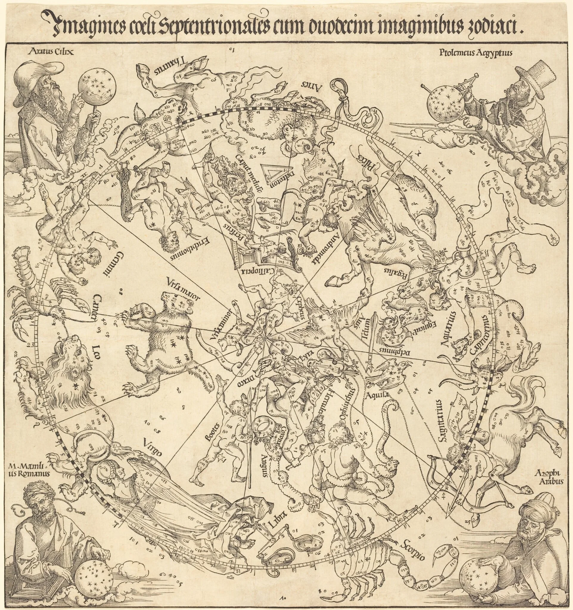 The Northern Celestial Hemisphere, detail