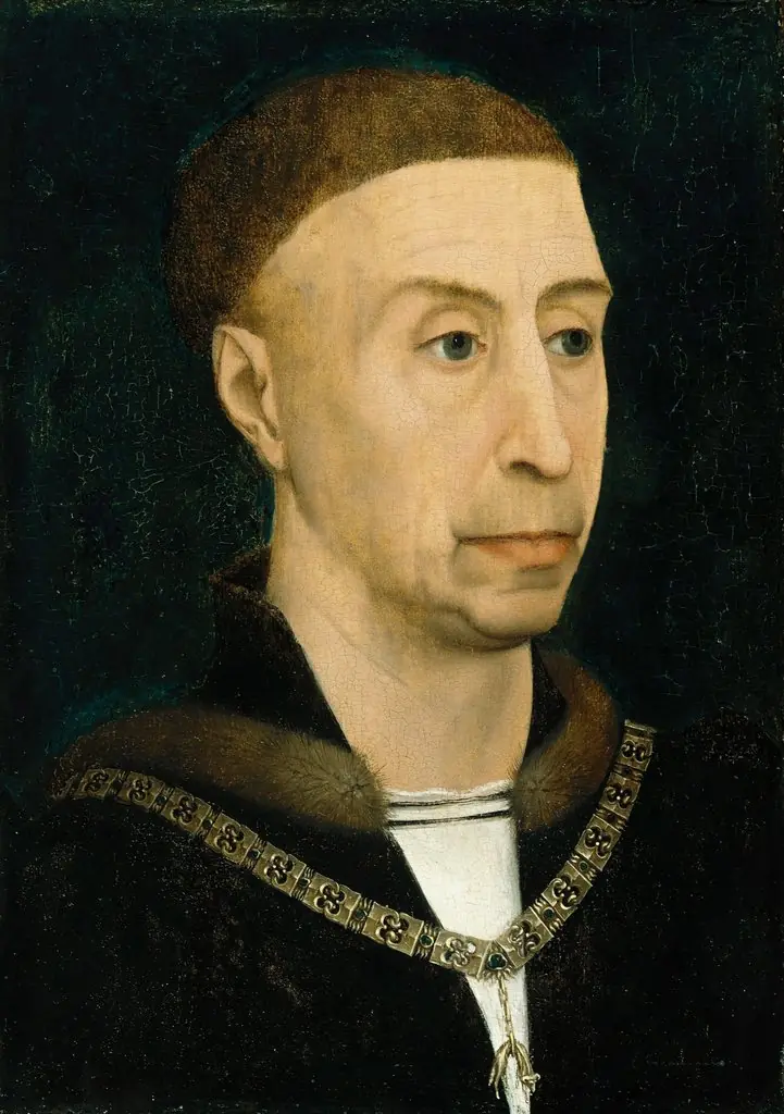 Portrait of Philip the Good, Duke of Burgundy, by Rogier van der Weyden, oil