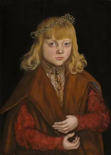 A Prince of Saxony, by Lucas Cranach the Elder, oil, 1517