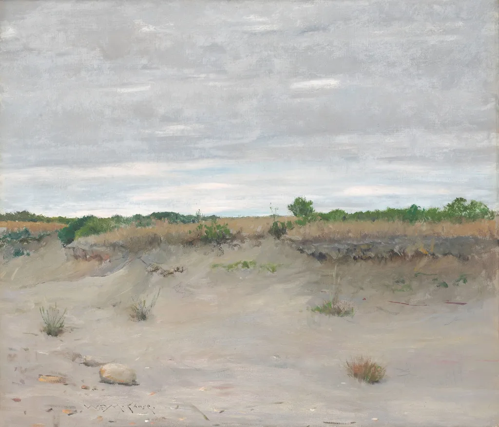 Wind-Swept Sands, by William Merritt Chase, oil, 1898