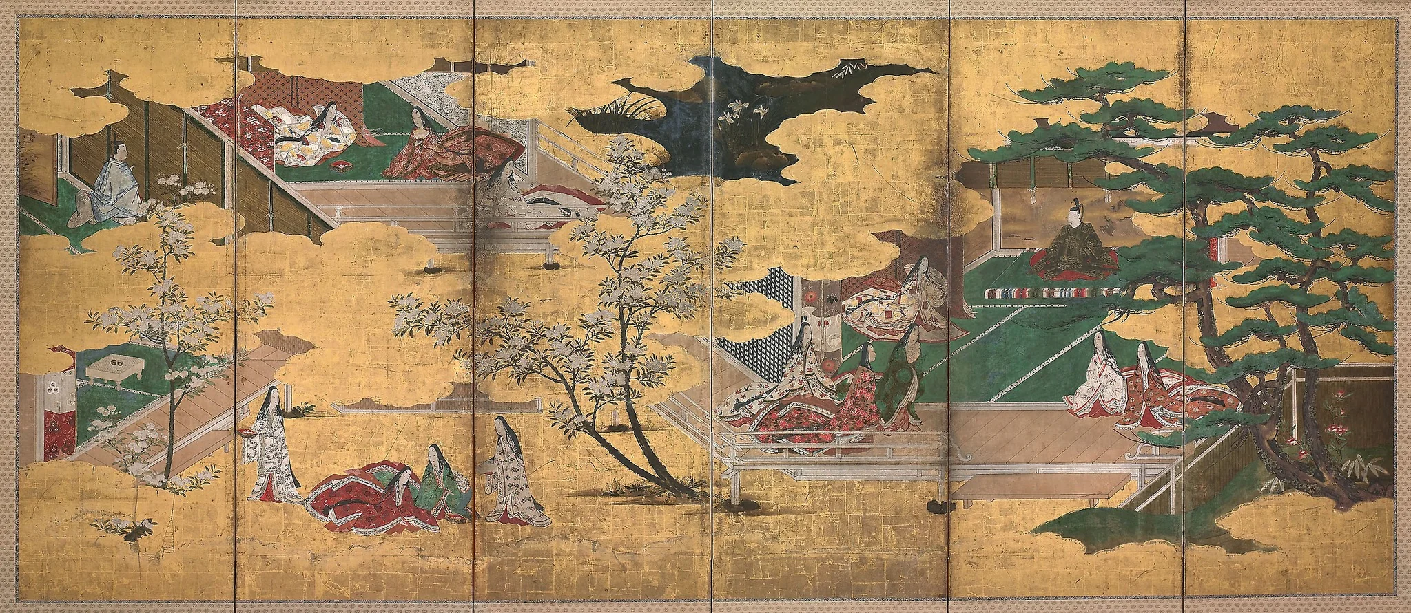 The Tale of Genji, detail