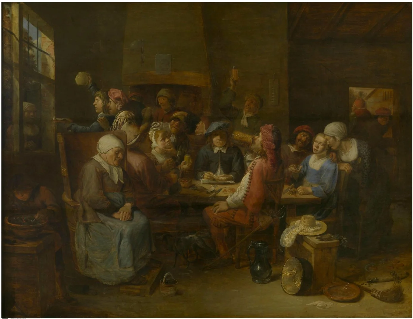 Flemish Tavern, detail