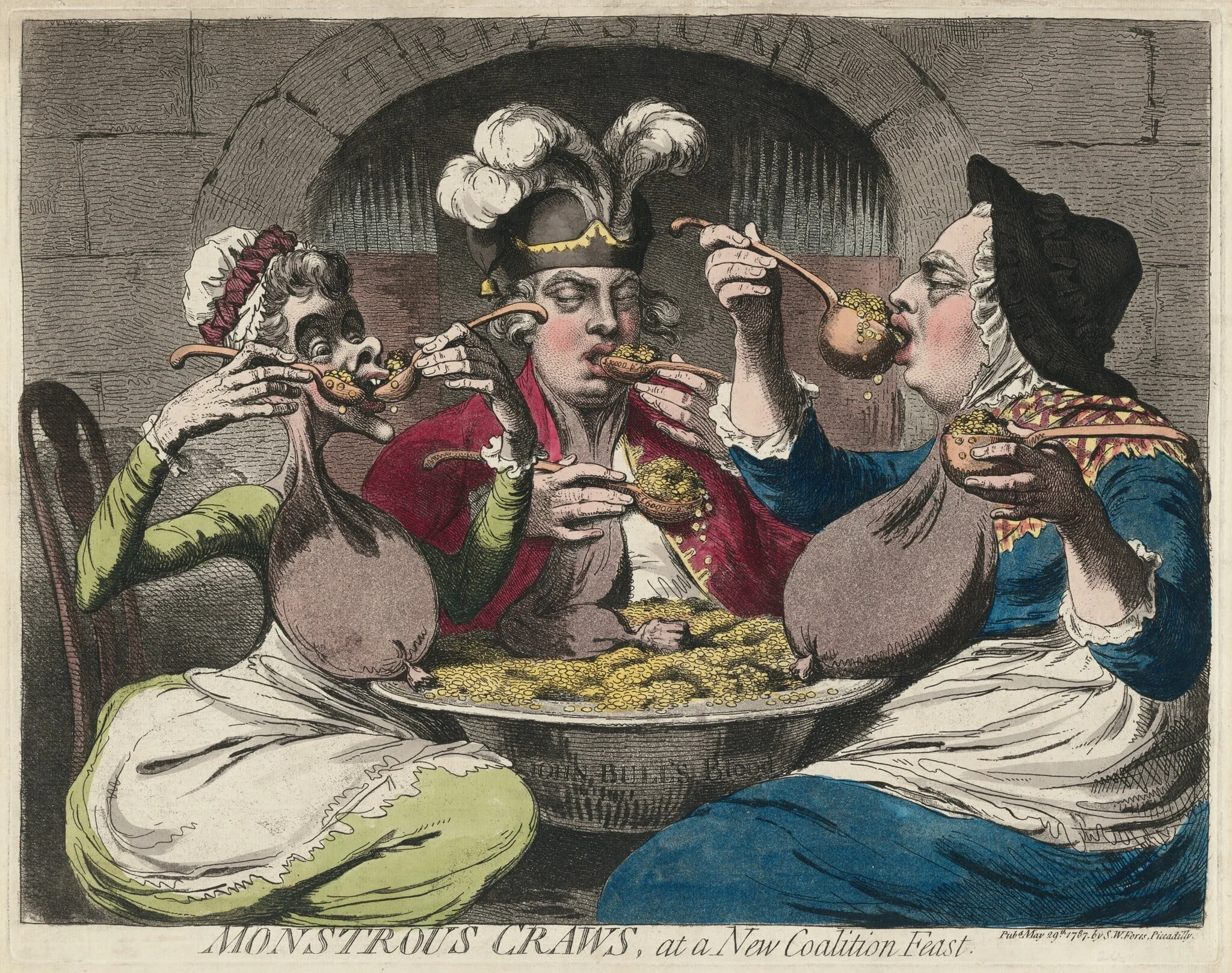 Monstrous Craws, at a New Coalition Feast, detail