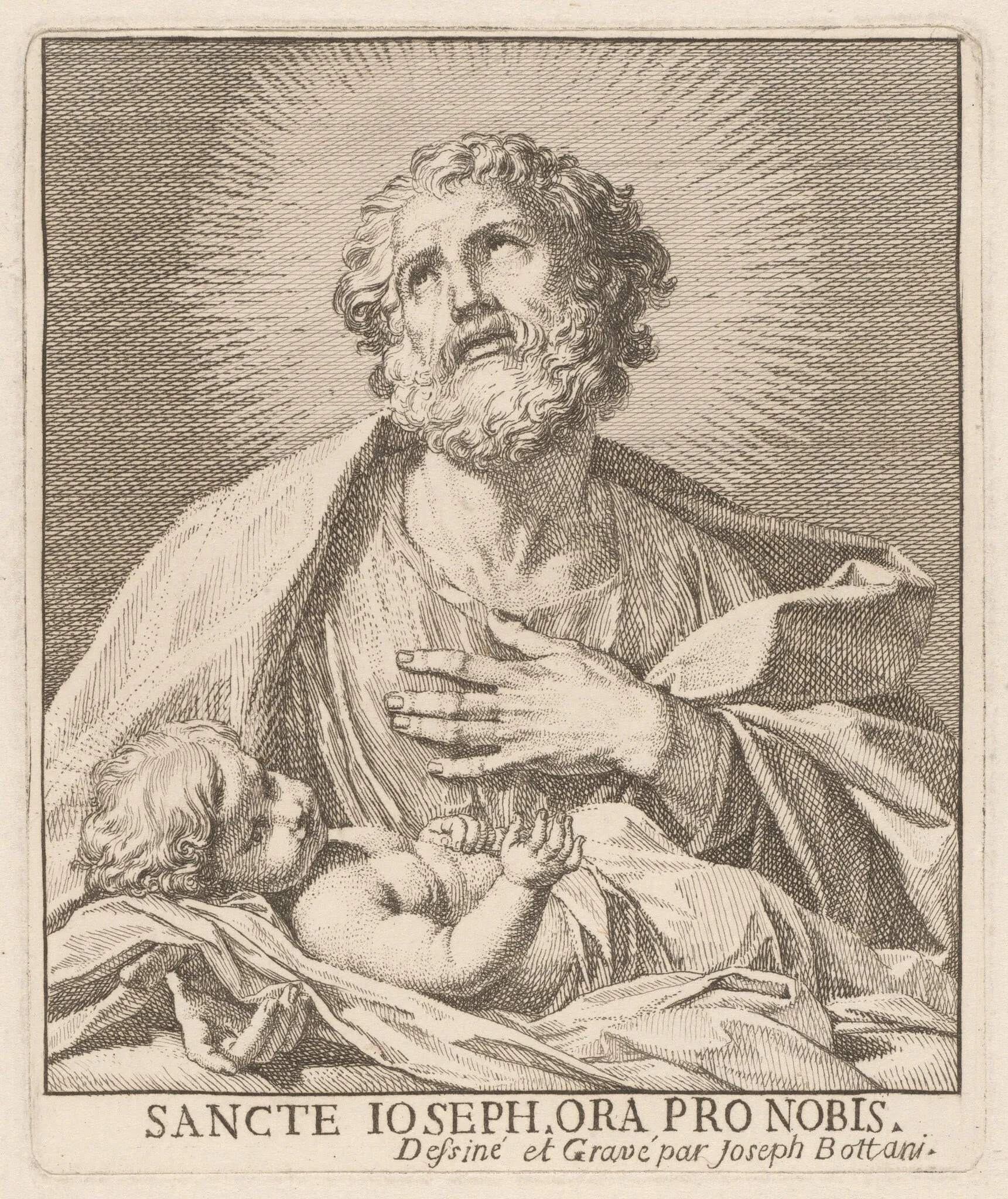 Saint Joseph and the Infant Jesus, detail