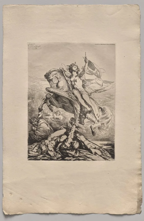Genius of the Arts, detail