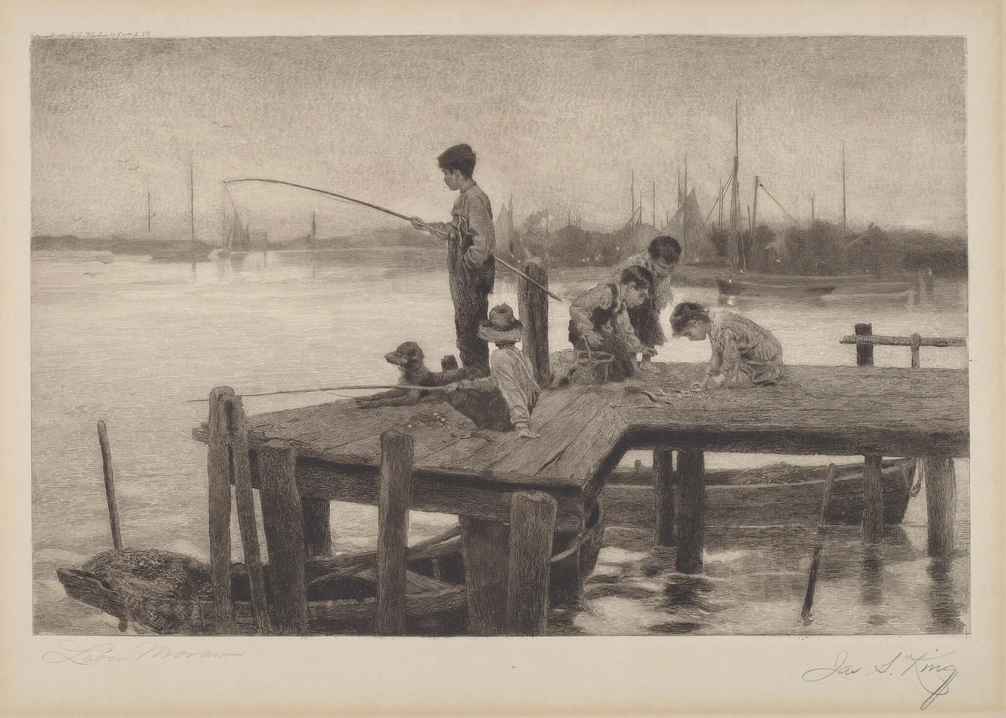 Young Anglers, detail