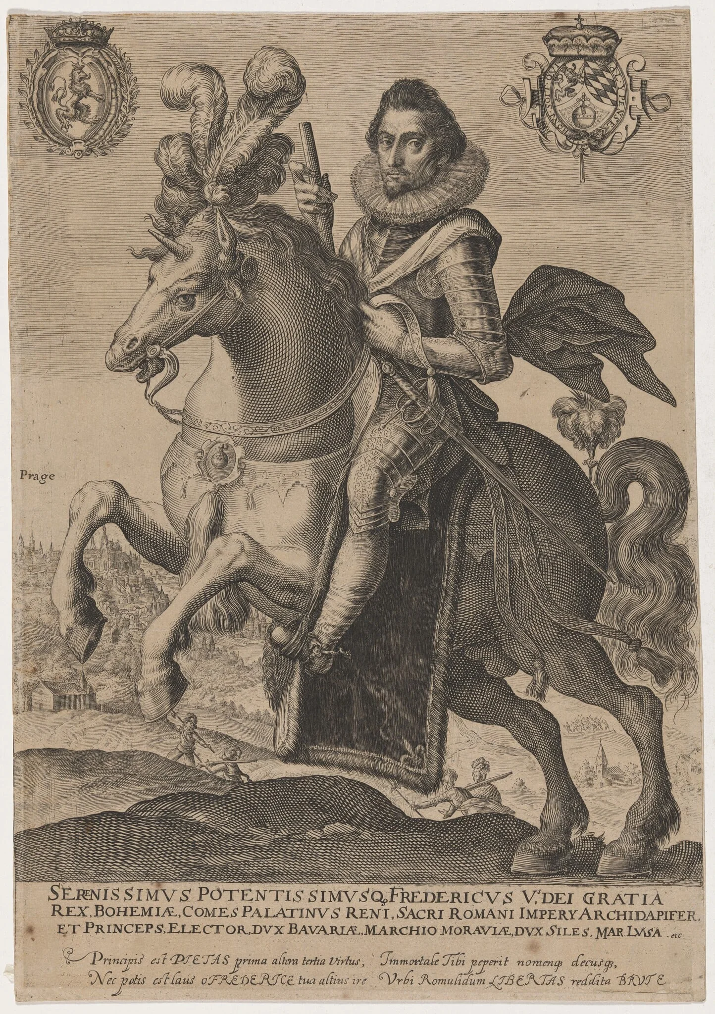 Frederick, King of Bohemia, detail