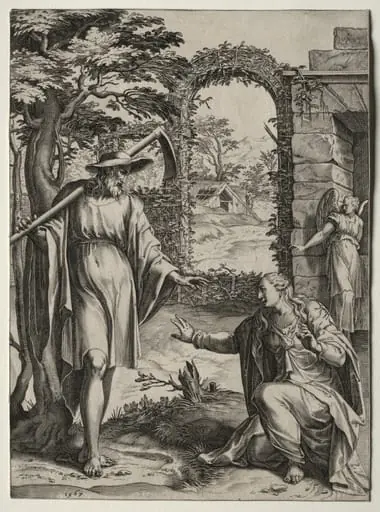 Christ Appearing to Mary Magdalen, by Cornelis Cort, 1567