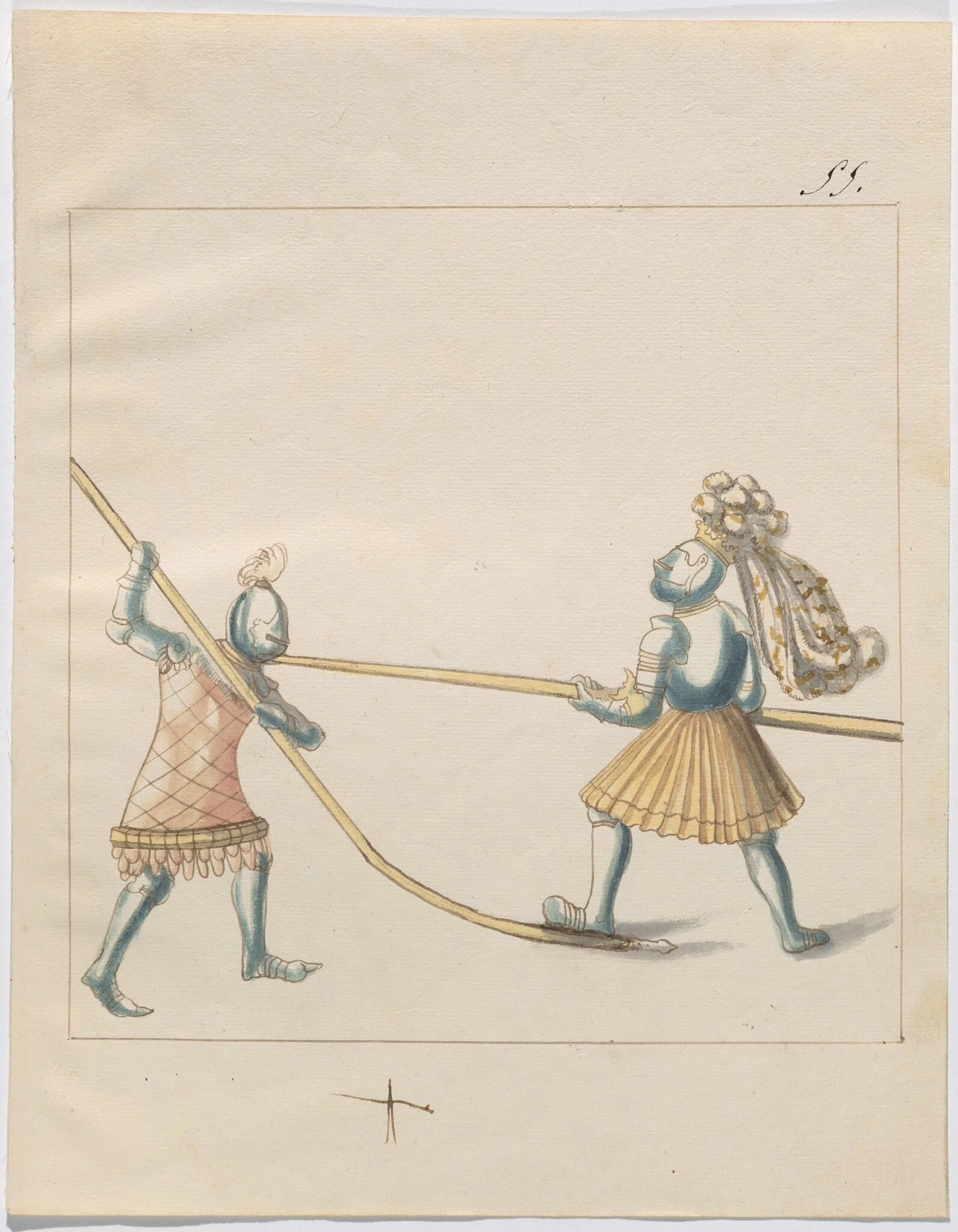 Foot Combat with Pikes, detail