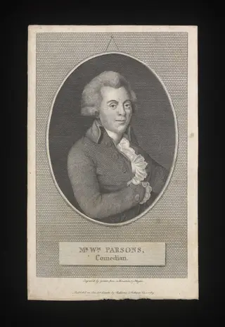 Mr William Parsons, by John Goldar, 1