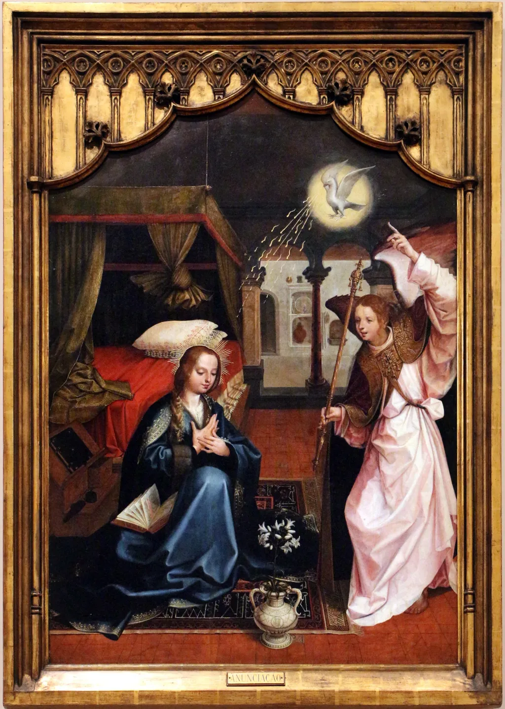 Anunciação, by Gregório Lopes, unspecified, 1527