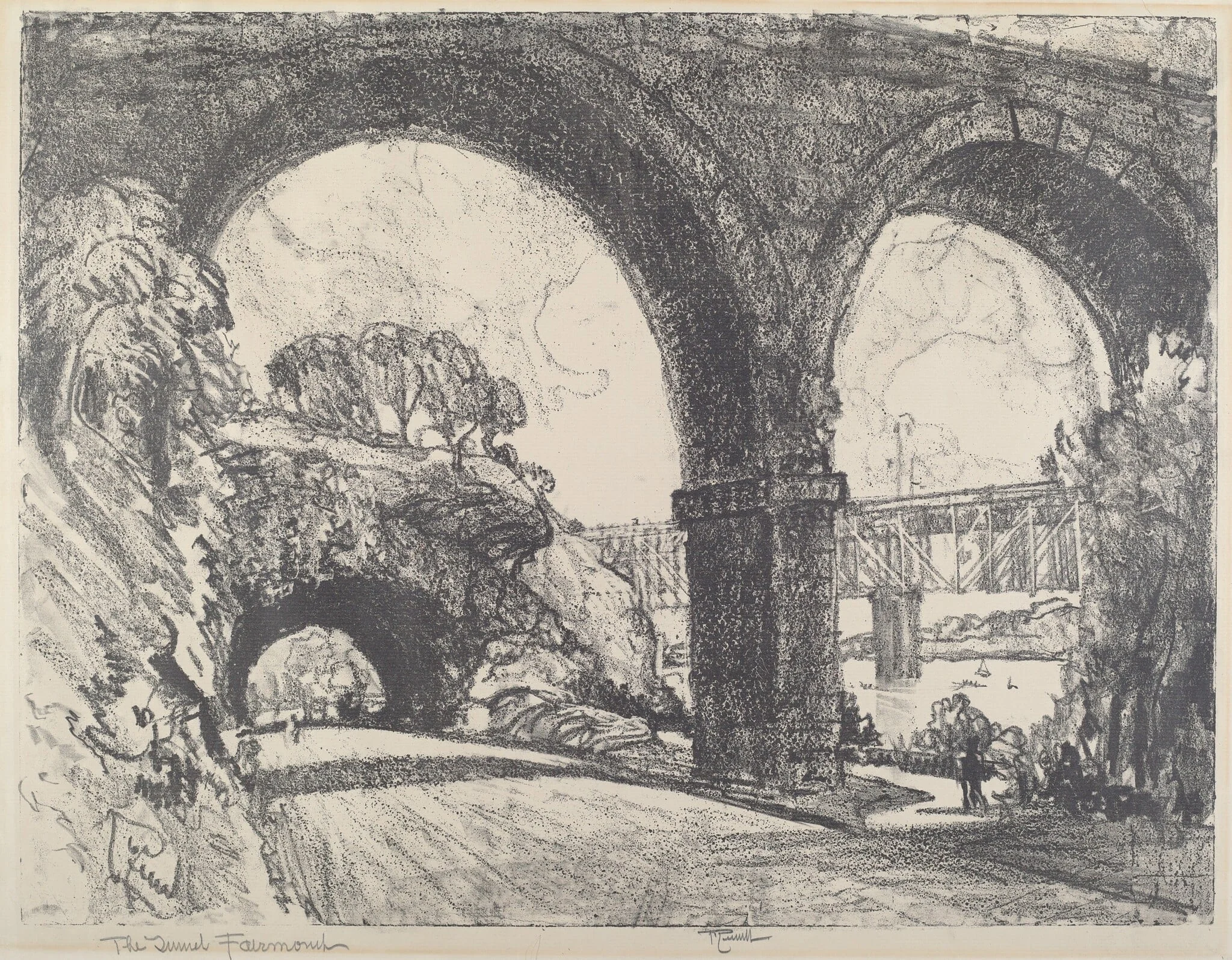 The Tunnel in the Park, detail