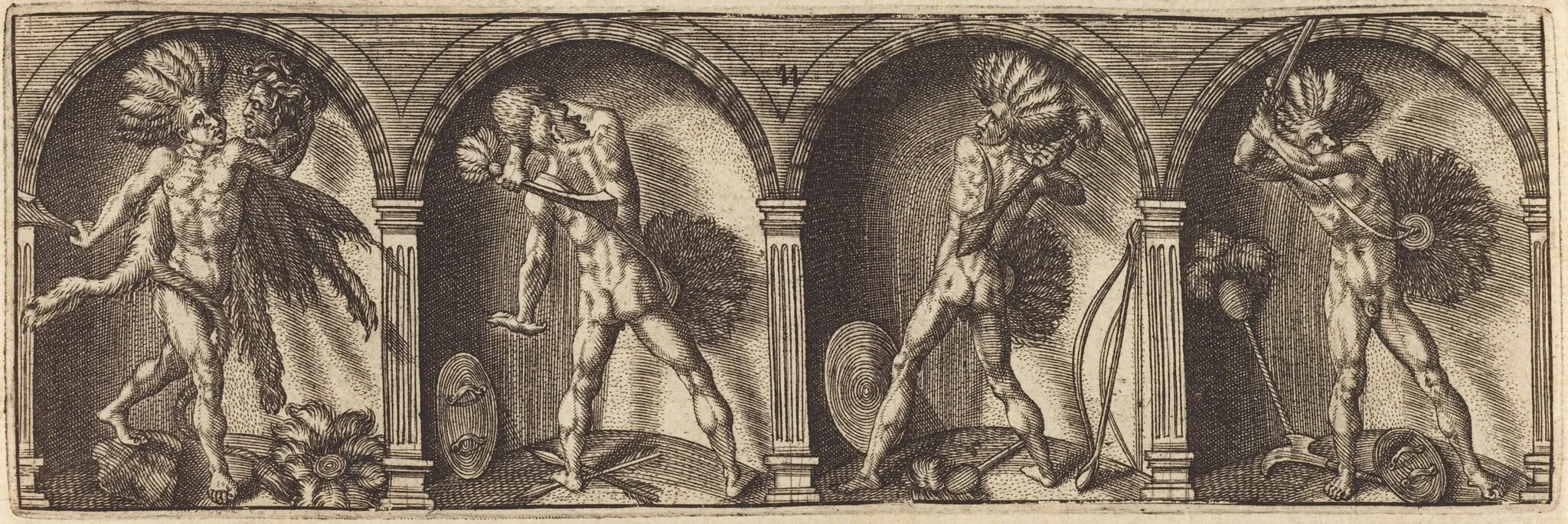 Les divers pourtraicts et figures XI, detail