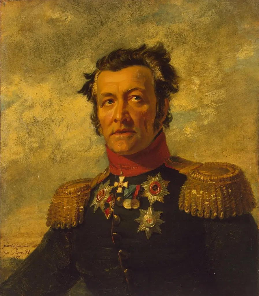 Portrait of Grigory M. Berg (1765-1833 or 1838) (1st), by George Dawe, oil, 1822