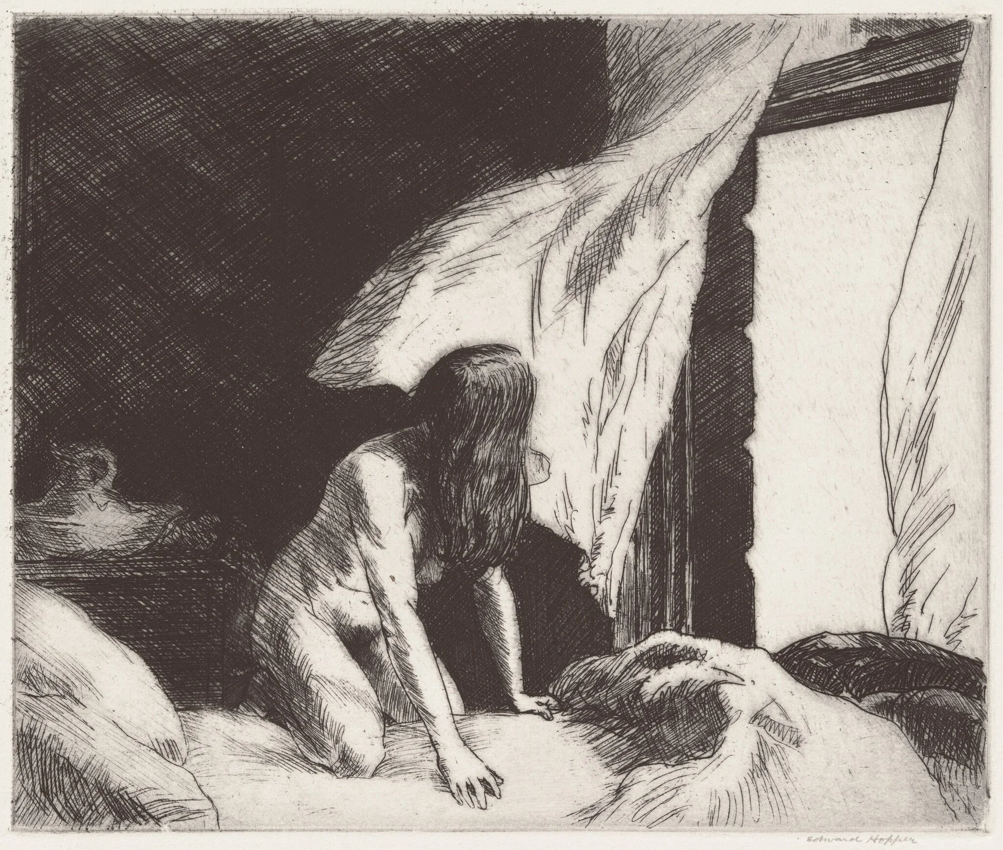Evening Wind, detail