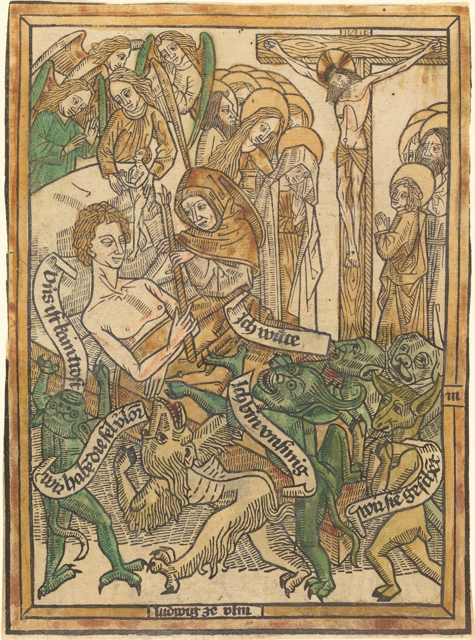 The Last Agony of the Dying Man, detail