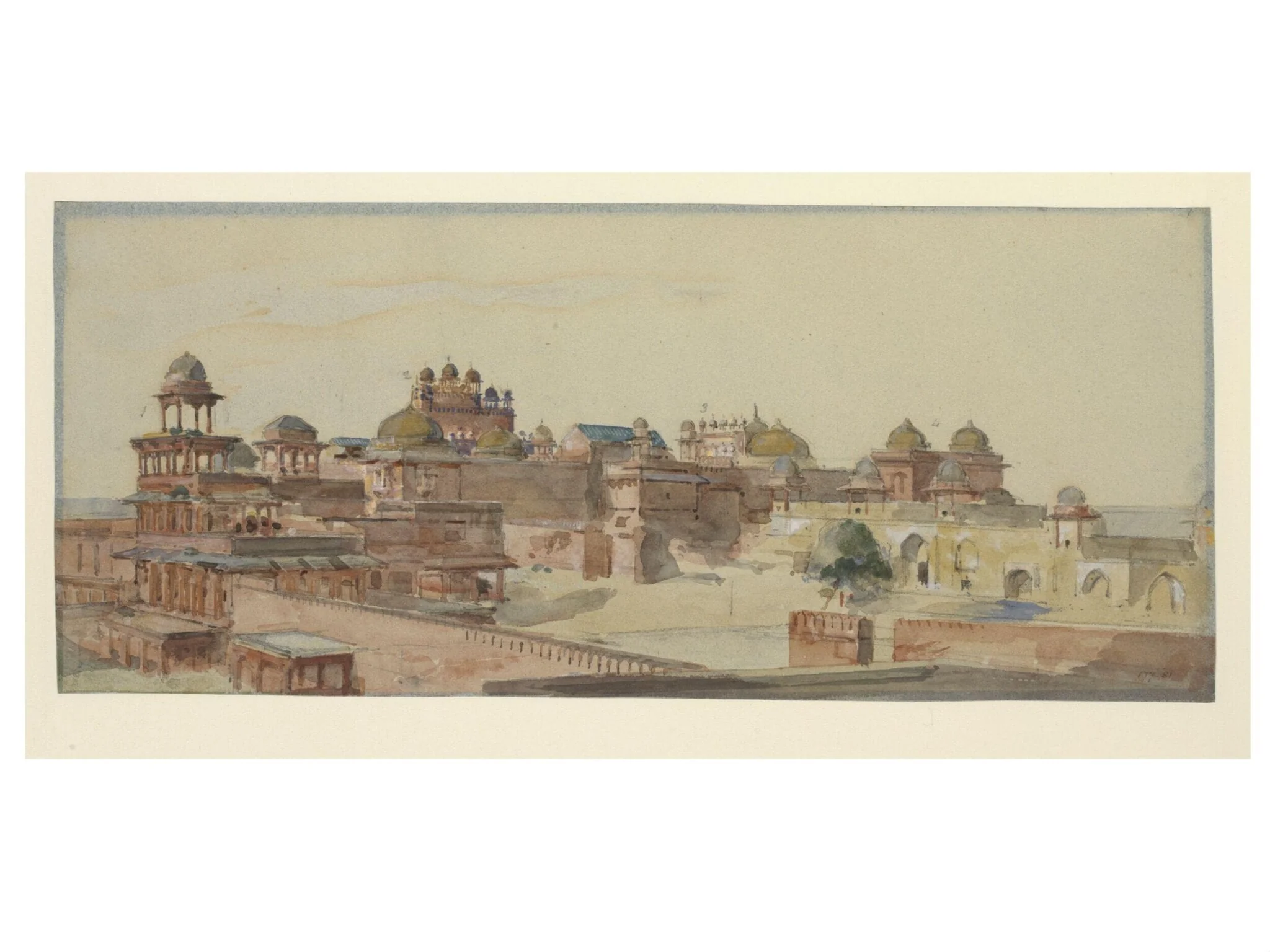 View of Fatehpur Sikri, Agra, detail