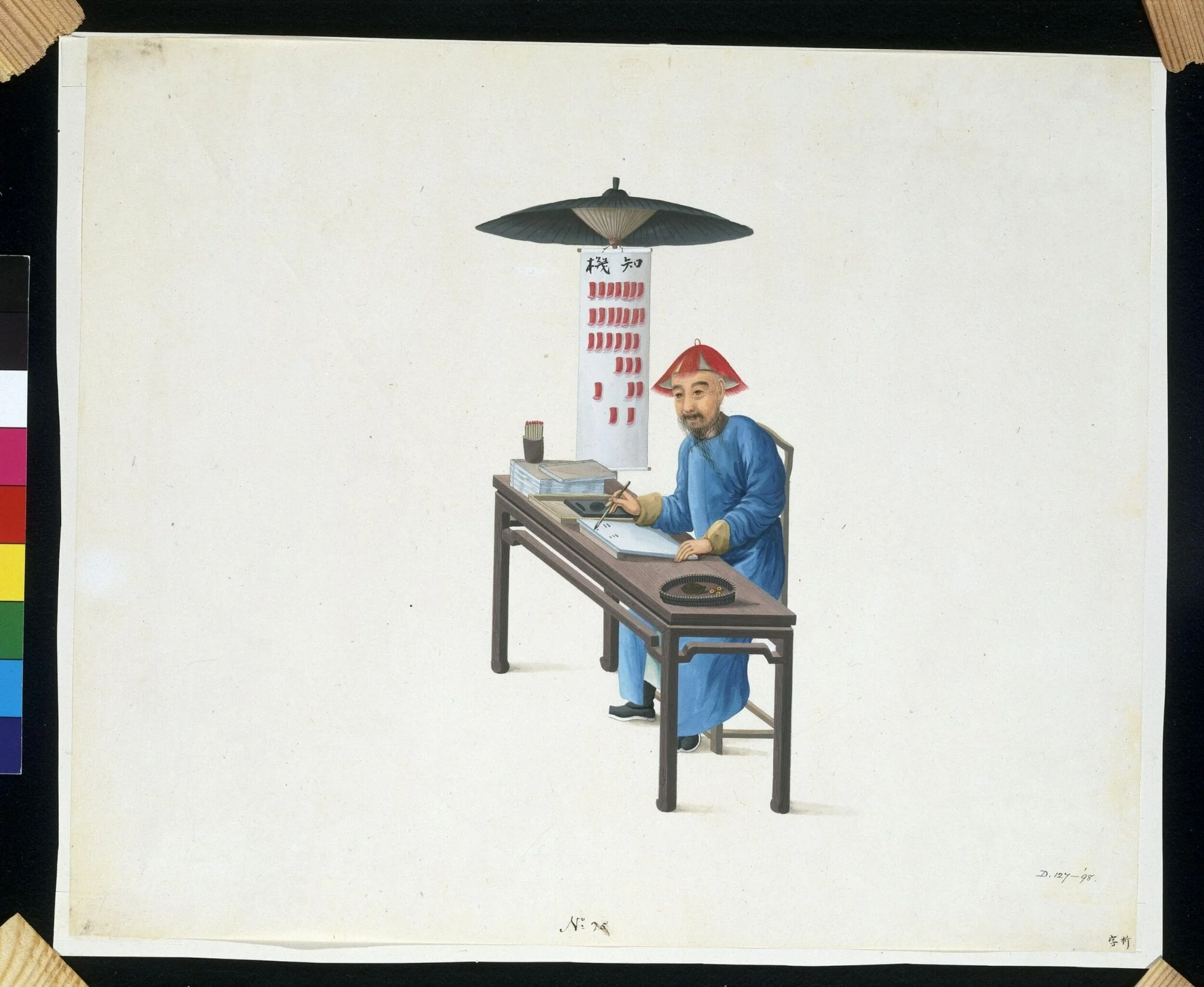A Fortune Teller, detail