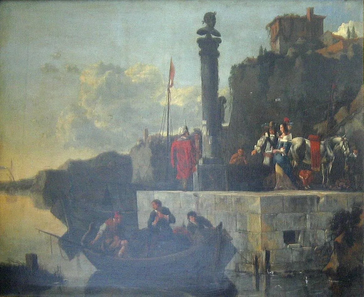 Italian Seaport, detail