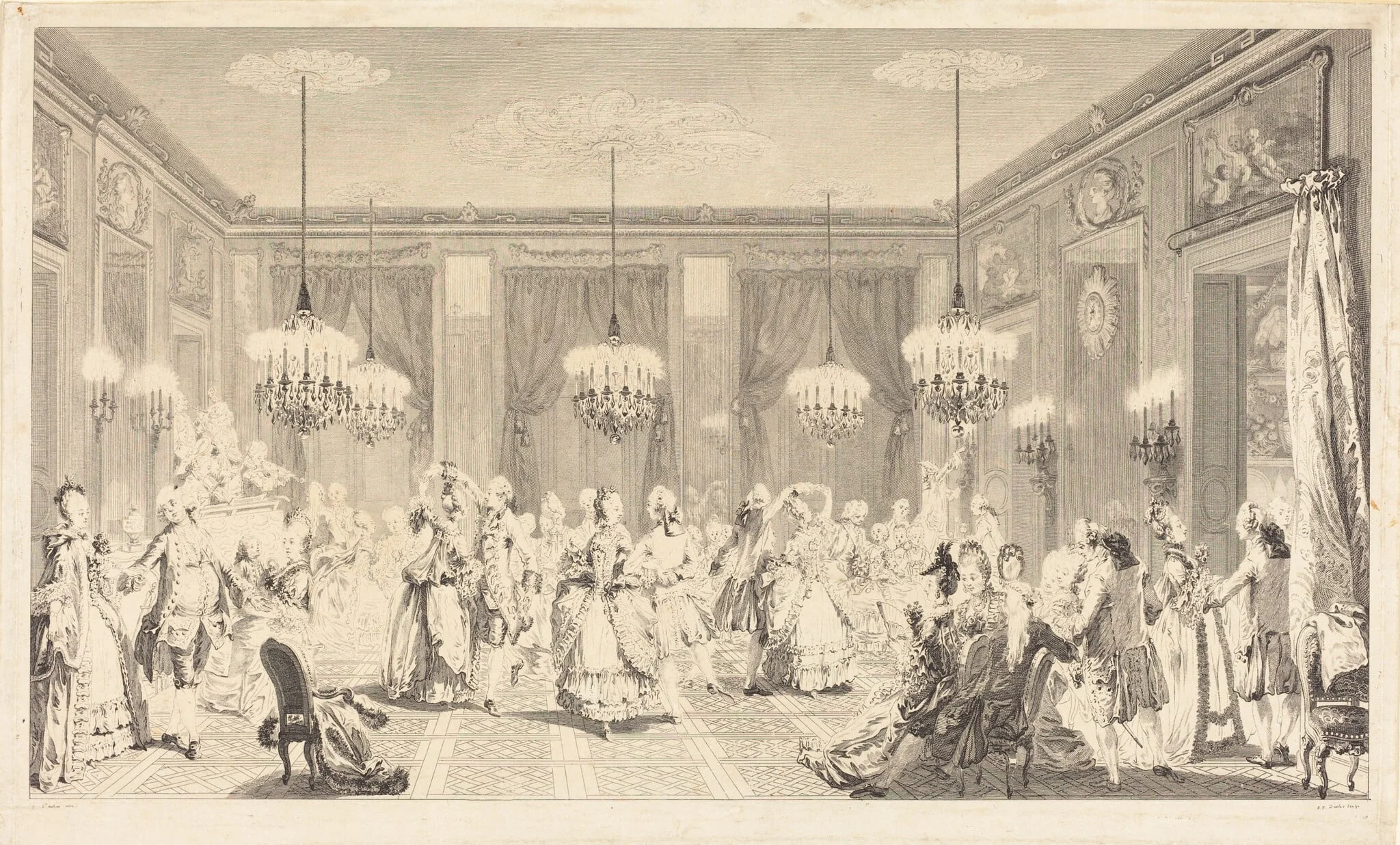Le bal pare, detail