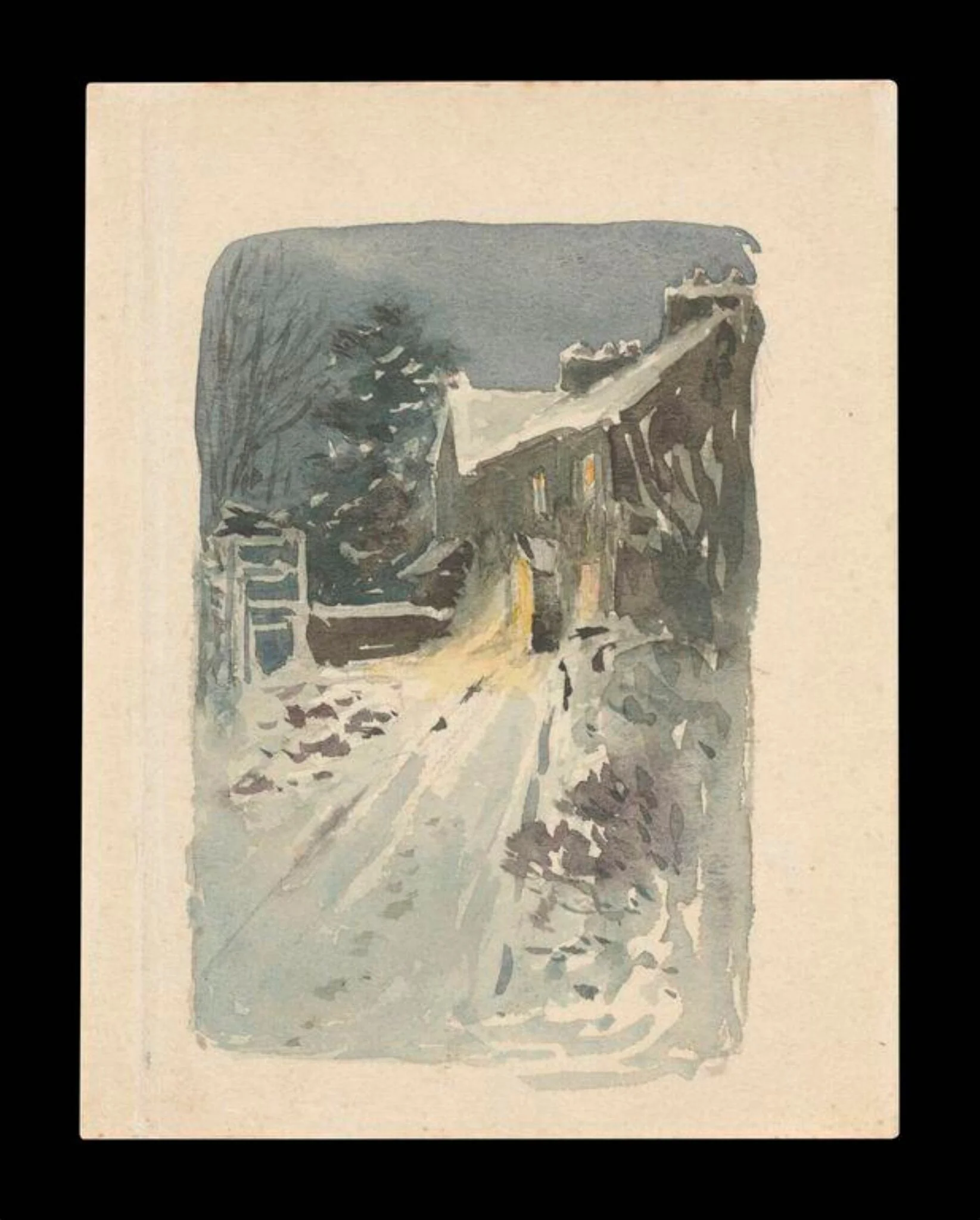 Hill Top by night, detail