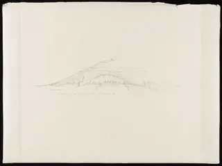 The Ahin Posh Tope near Jellalabad, excavated, by William R.I. F.R.G.S. Simpson, 1879