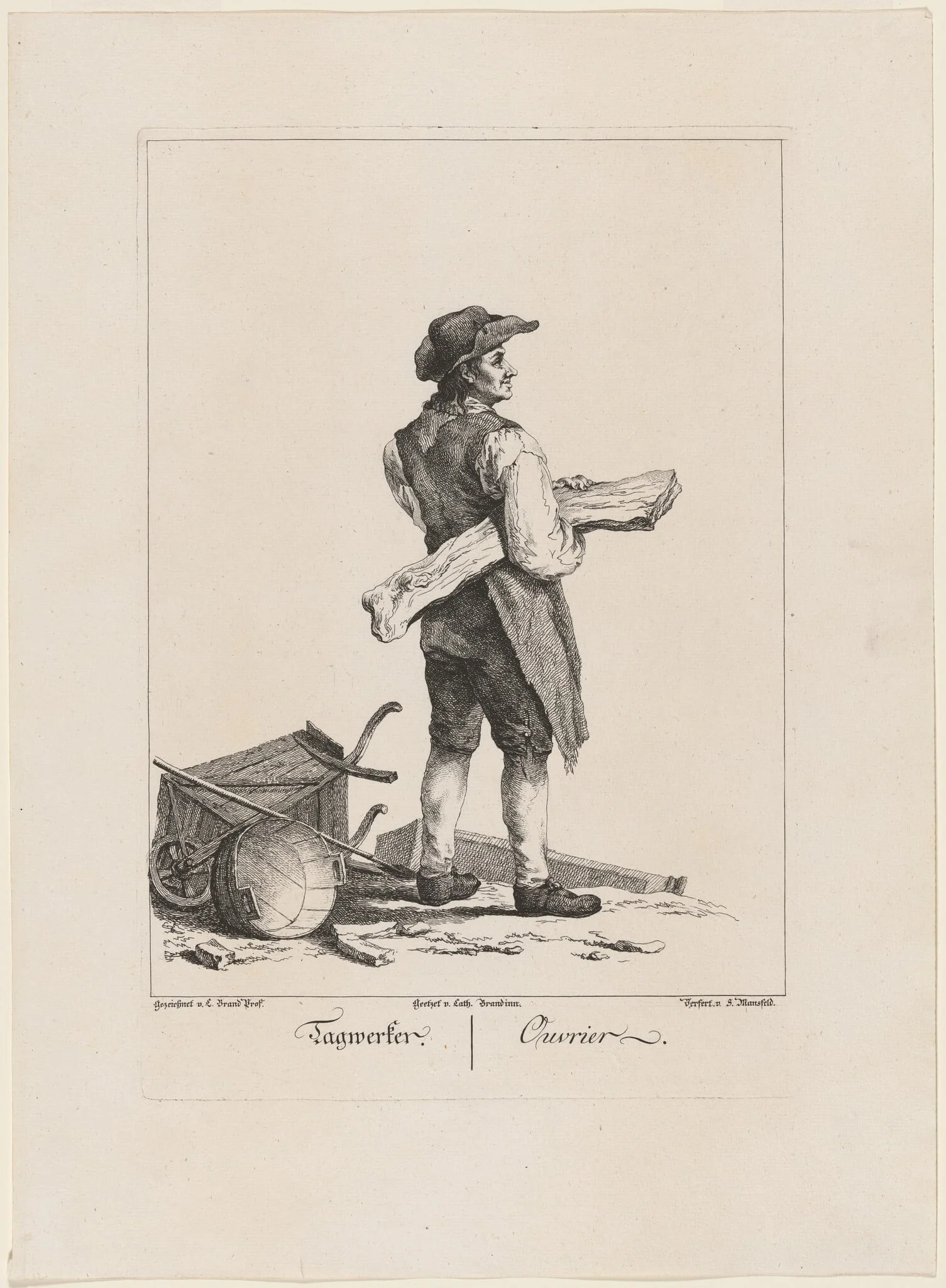 Tagwerker (Day Laborer), detail