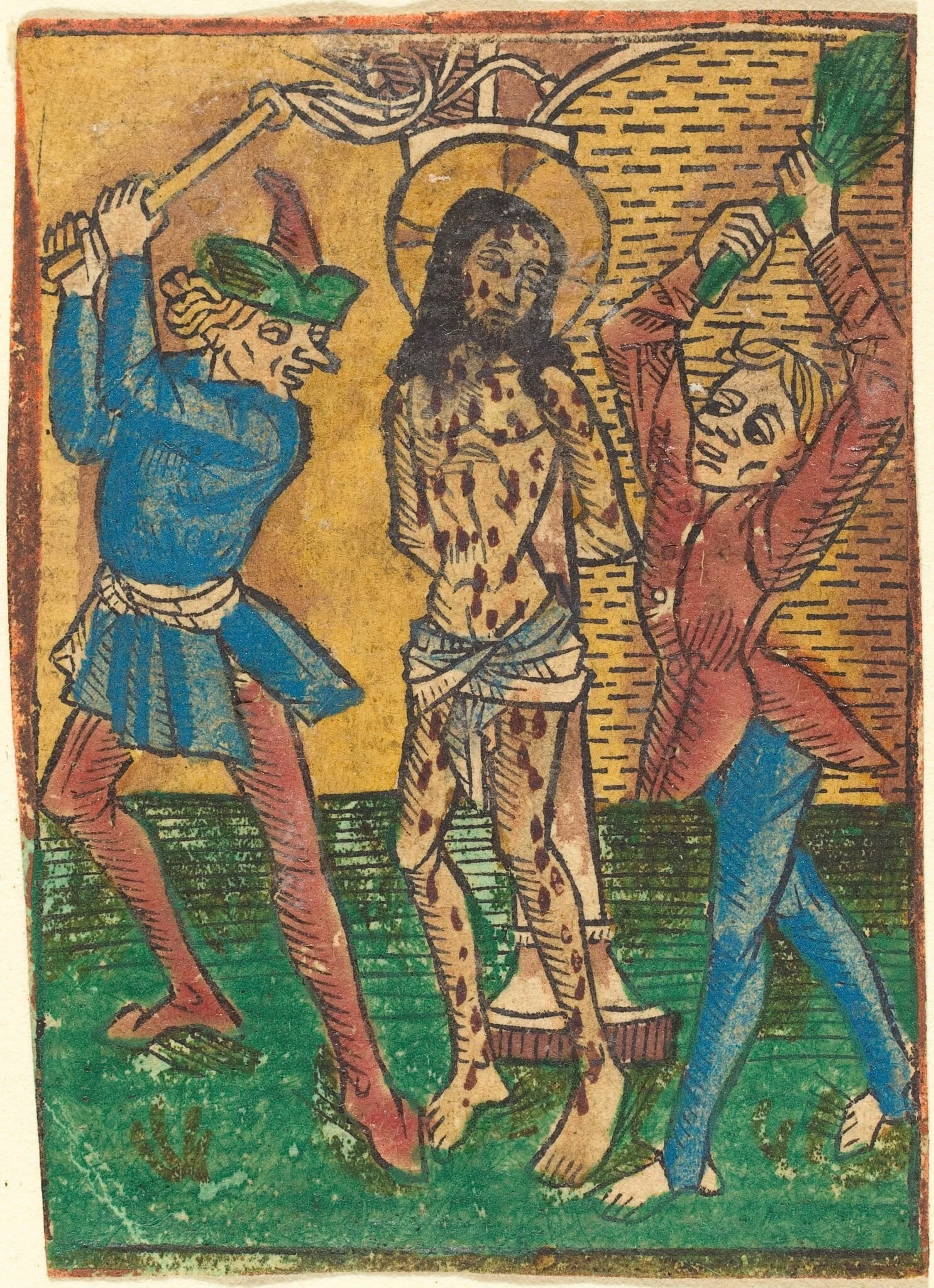 Scourging of Christ, detail