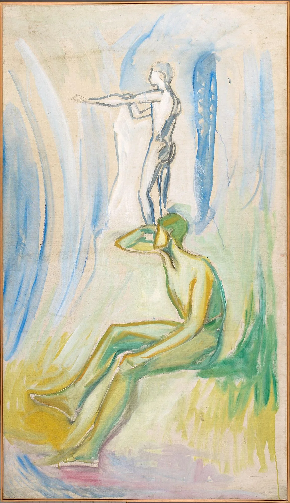Men Turning towards the Sun, detail