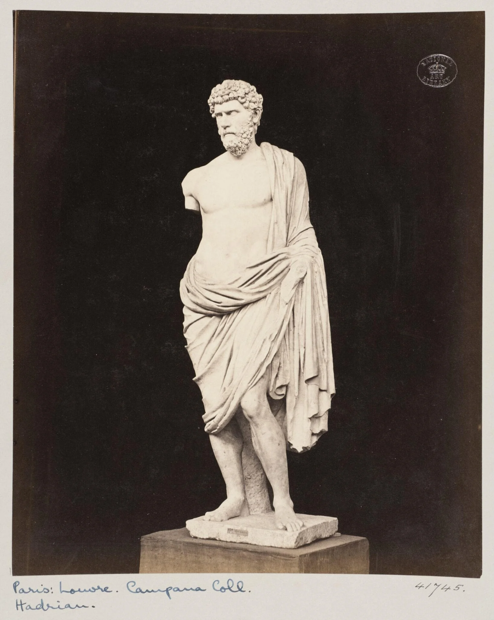 Marble statue of Aurelius Verus Ceasar, detail