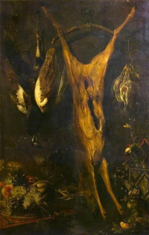 Still Life with a Dead Deer, detail
