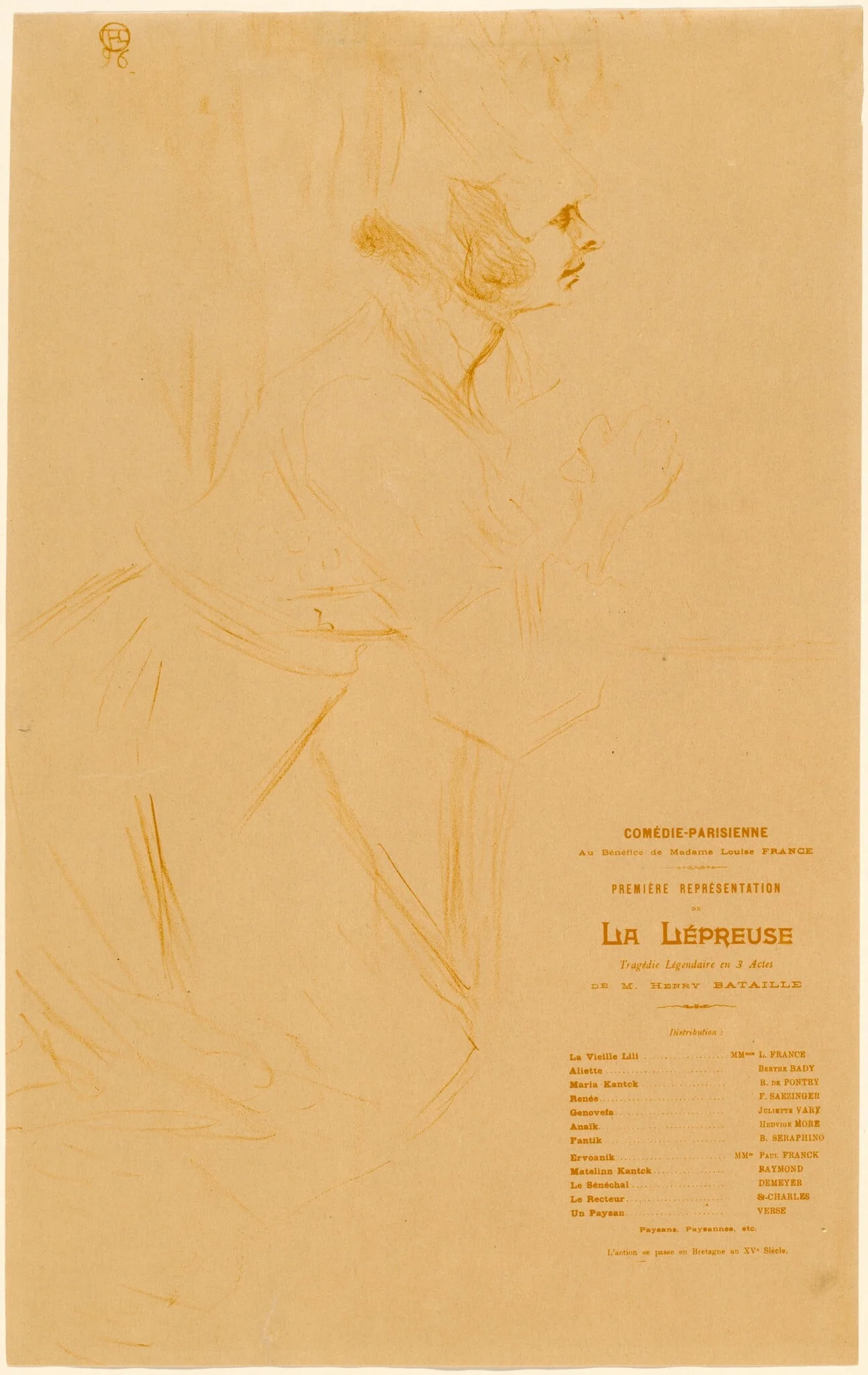 La Lépreuse, detail
