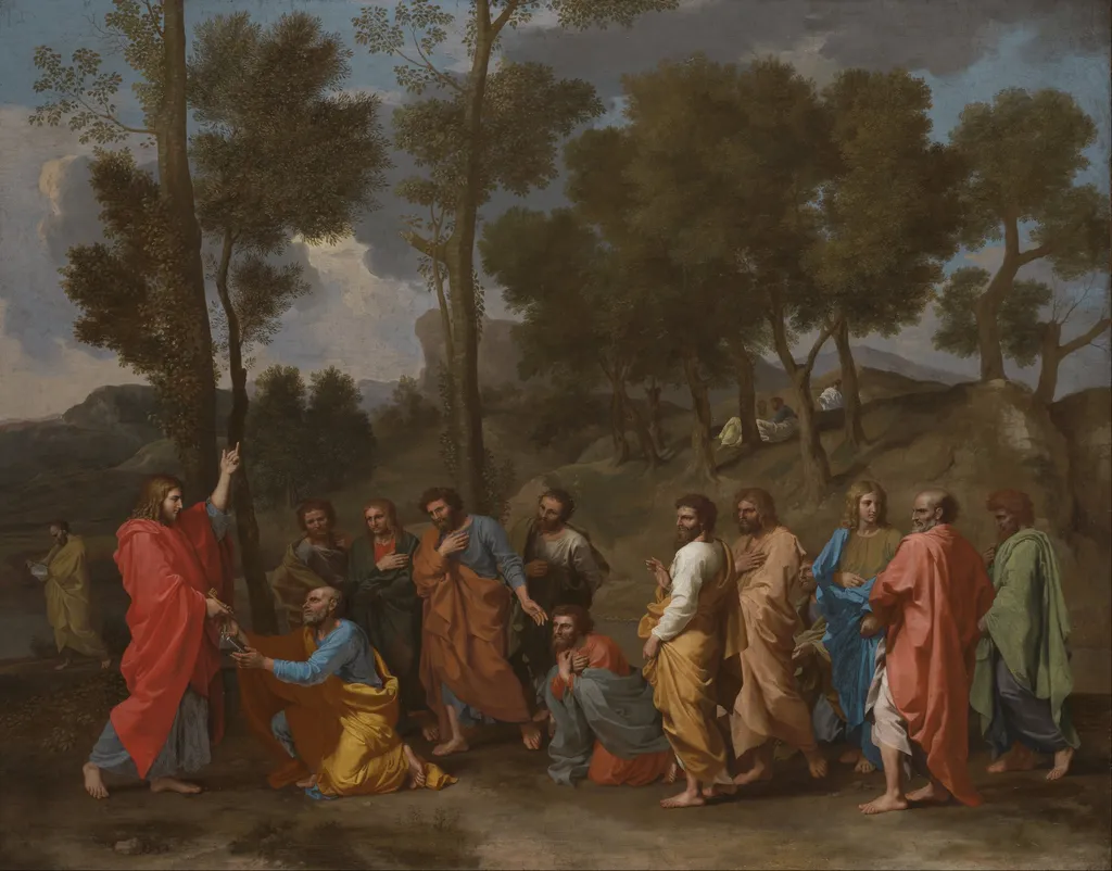 Ordination, by Nicolas Poussin, oil, 1638