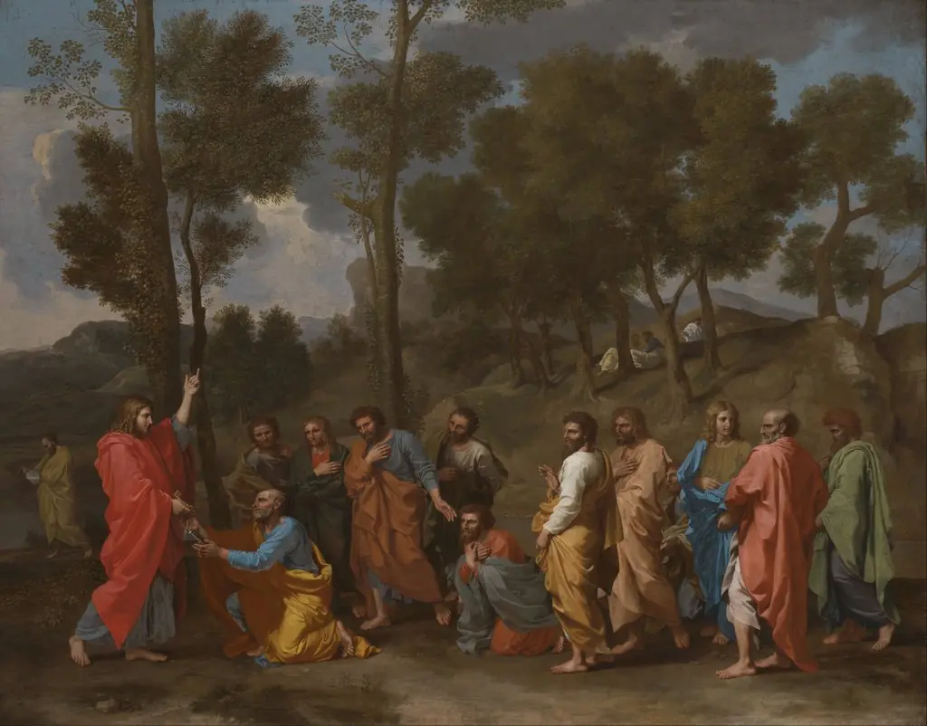 Ordination, by Nicolas Poussin, oil, 1638