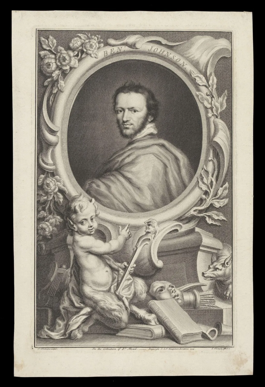H Beard Print Collection, by Isaac Oliver, 1738